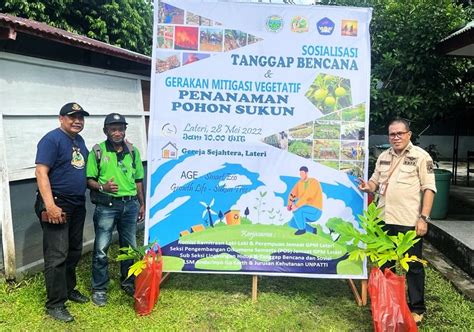 Sosialisasi Tanggap Bencana Dan Gerakan Mitigasi Vegetatif Penananam