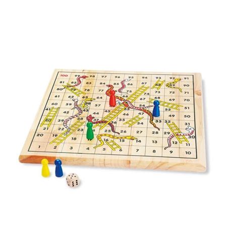 Jeux De Soci T Classiques En Bois Serpent Et Chelles Jouet Amusant