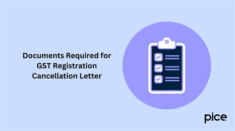 Gst Registration Cancellation Letter Format Word Gst Registration Pice