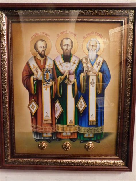 У нас в обители новая святыня: икона трех святителей с мощами - Свято ...
