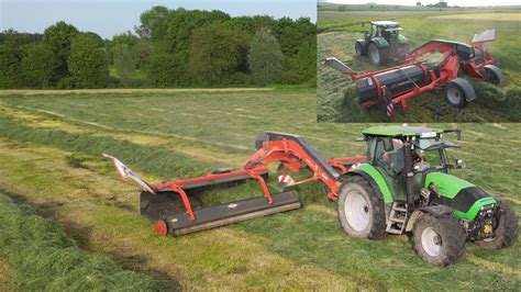 Gras Schwaden Deutz Fahr Agrotron Kuhn MERGE MAXX 950 YouTube