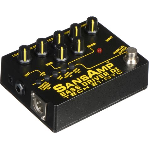 Tech Sansamp Bass Driver V Di Pedal Bsdr V B H Photo Video