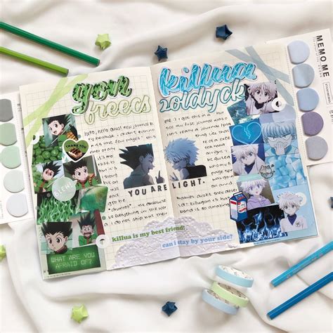 Anime Journaling Rika S Journal Poster Di Design Journaling Font