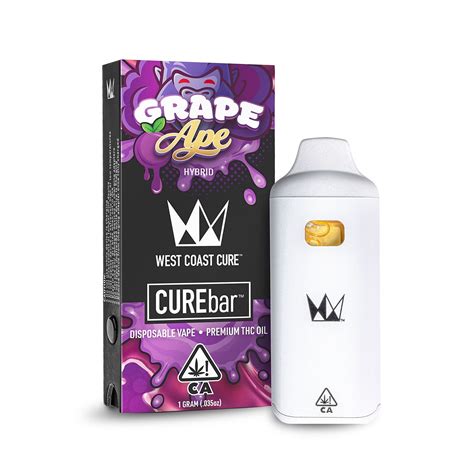 West Coast Cure Grape Ape Disposable Curebar 1g Leafly