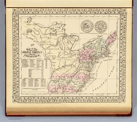 13 colonies 1776. - David Rumsey Historical Map Collection