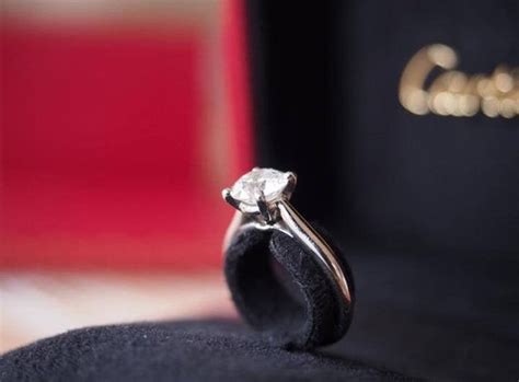 Cartier 1895 Solitaire Engagement Ring - Platinum & D… - Gem