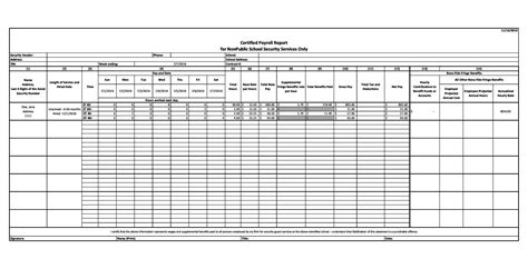 40 Free Payroll Report Templates Excel Word Templatelab