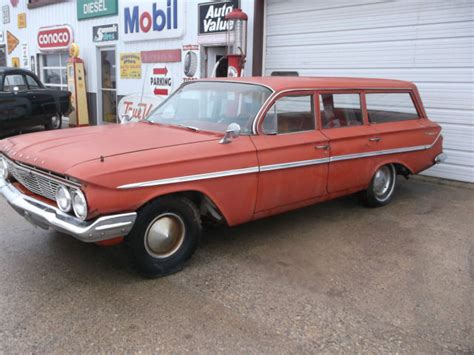 1961 Chevy Parkwood Bel Air Station Wagon V8 Automatic Very Original