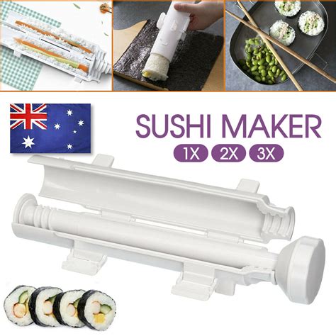 Sushi Diy Tube Kit Machine Apparatus Rolling Rice Roller Mold Maker