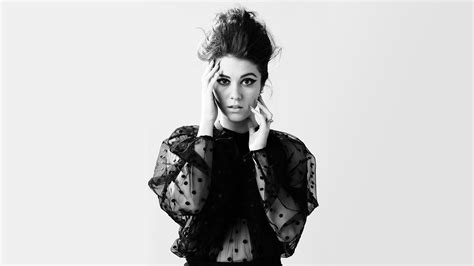 Actresses Mary Elizabeth Winstead Actress Black White Brunette