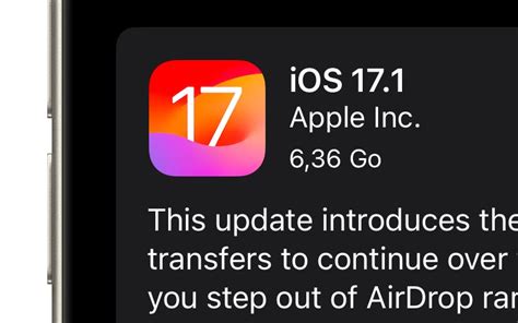 Consomac IOS 17 1 Est Disponible Et Inclut Le Correctif Du DAS De L