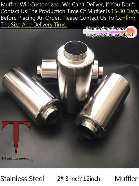 12 Inch Glass Pack Mufflers