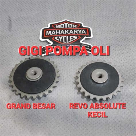 Gigi Pompa Oli Grand Supra X Revo Absolute Besar Kecil Kwb Gn Lazada