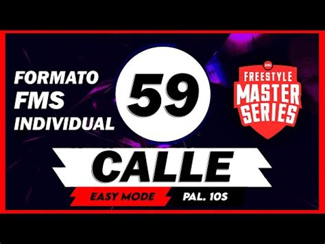 Formato Fms Individual Entrena Tu Freestyle Youtube