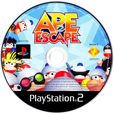 Ape Escape Cover Or Packaging Material Mobygames