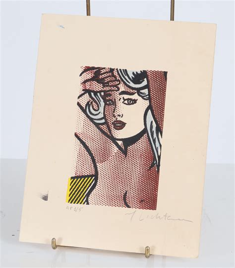 At Auction Roy Lichtenstein 1923 1997 D Aprés Lithographie Polychrome