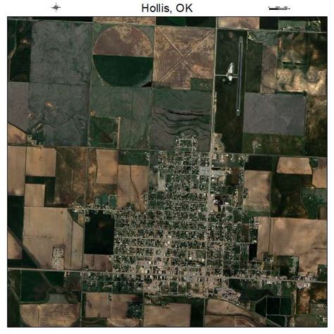 Aerial Photography Map of Hollis, OK Oklahoma