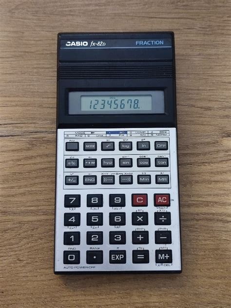 Casio Fx-82d Stary Kalkulator - Niska cena na Allegro.pl