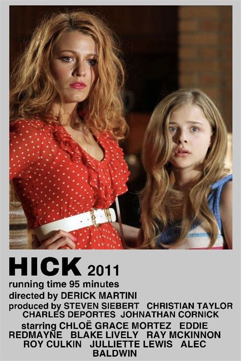 hick movie polaroid poster | Blake lively movies, Girl movies, Great movies to watch