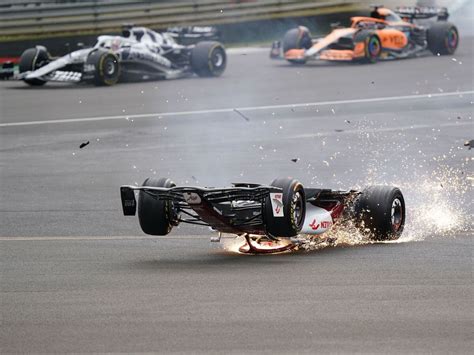 Zhou Guanyu Escapes Major Injury After Horrific First Lap Crash At