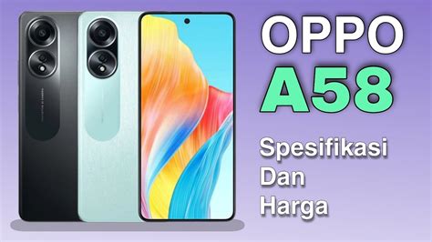 OPPO A58 Oppo A58 Spesifikasi Dan Harga YouTube