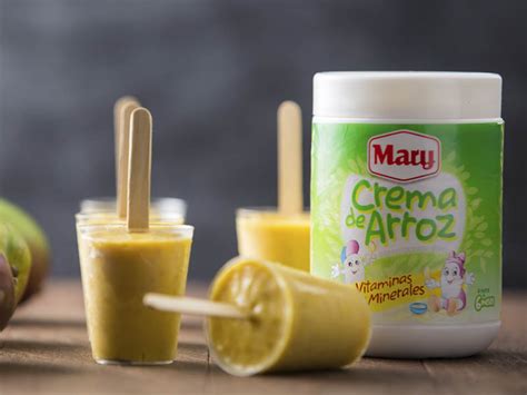 Helados De Mango Con Crema De Arroz Mary Alimentos Mary