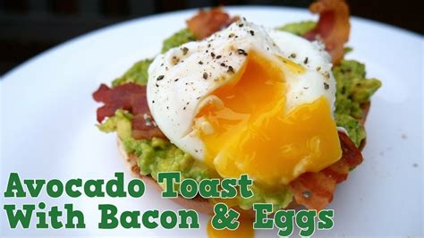 Easy Eggs Avocado And Bacon Brunch Recipe Yum It Youtube