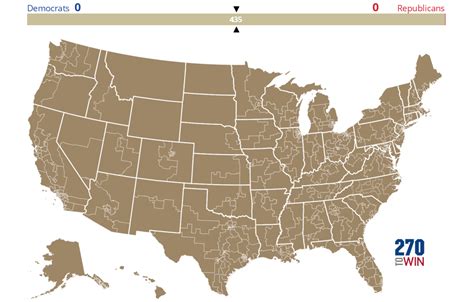 2020 House Elections Blank Map - 270toWin