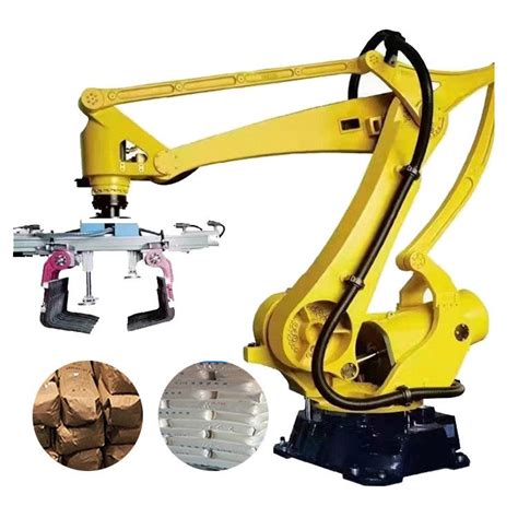 Robot Palletizer Industrial Automation For Efficient Box Case Bag