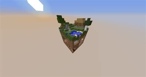 Plains Biome In A Giant Grass Block Minecraft Map