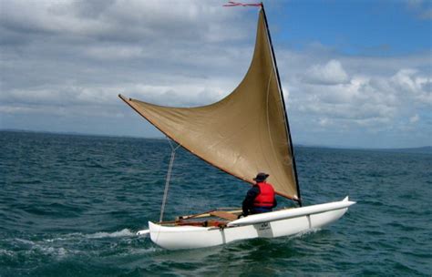 Building An Outrigger Sailing Canoe Building Houdini Sailboat