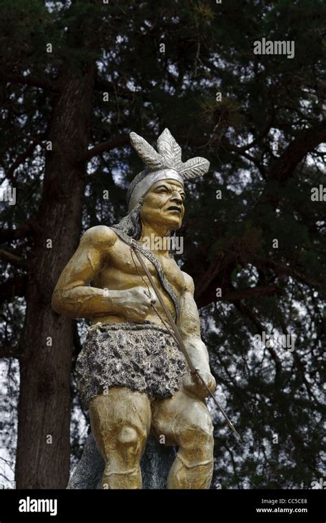 Estatua Del Cacique Lempira En Erandique Guerrero Y Honduras Fotografía