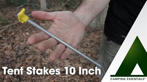 Camping Essentials Tent Stakes 10 Inch Youtube