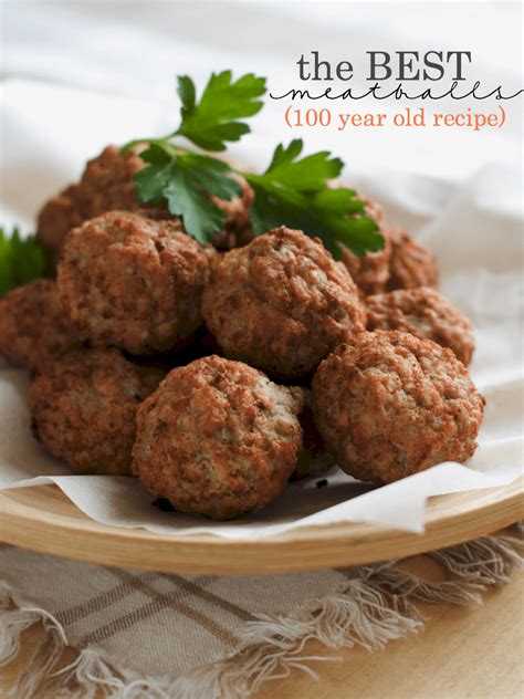 The Best Meatballs Ever Recipe