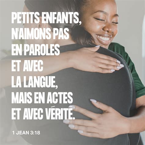 1 Jean 3 18 Petits Enfants Naimons Pas En Paroles Et Avec La Langue