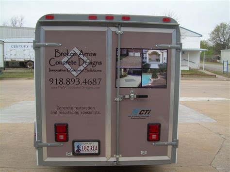 Enclosed Trailer Wraps Precision Sign And Design