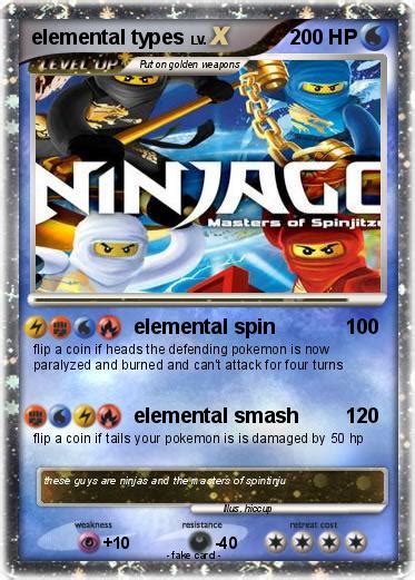 Pokémon elemental types - elemental spin - My Pokemon Card