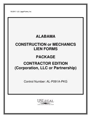 Alabama Mechanics Lien Form Complete With Ease Airslate Signnow