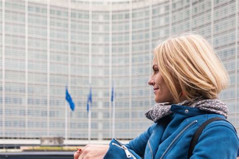 Jefaturas De La Comisi N Europea En Bruselas B Lgica Foto De Archivo