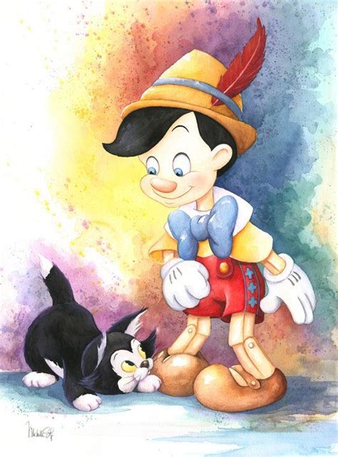 Pinocchio And Figaro - Disney Fan Art (41348451) - Fanpop