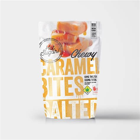 Hot Sugar By Grow Op Farms 11 Soft Salted Caramel Candy 100mg 10 Pack Leafly