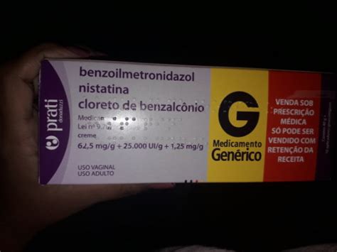 Benzoilmetronidazol Nistatina E Cloreto De Benzalc Nio