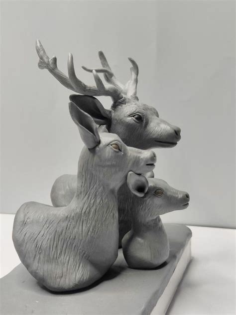 Clay animal Sculpture idea 💡 DIY Clay animals : I Made A Cute Animals ...