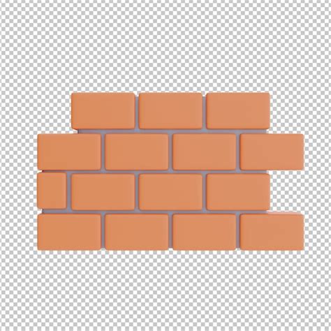 3d Brick Wall Clipart