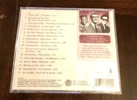 Various Artists Soda Fountain Favorites Early Rock N Roll Jukebox CD