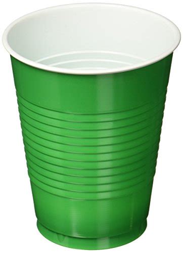 Amscan Awesome Festive Green Big Party Pack Plastic Cups 16 oz, 50 Pieces Best Offer Home ...