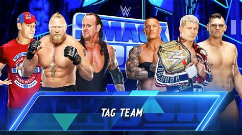 Brock Lesnar John Cena Undertaker Vs Cody Rhodes Randy Orton