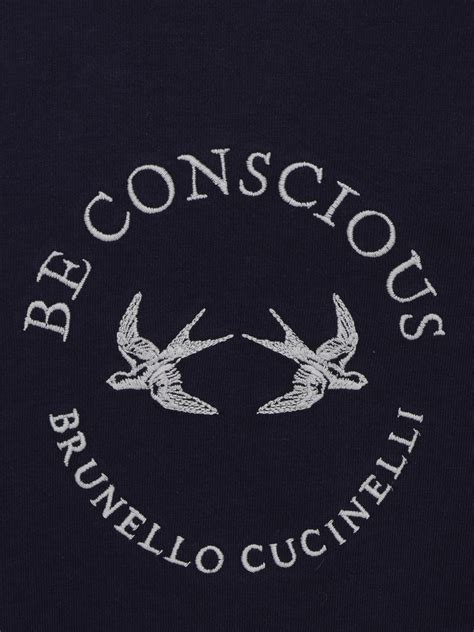 Brunello Cucinelli - Logo embroidery sweatshirt - Sweatshirts ...