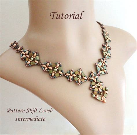 Pipistrello Superduo And Tila Beaded Necklace Beading Tutorial And