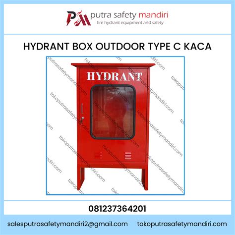 ohb box hidran outdoor type  pintu kaca